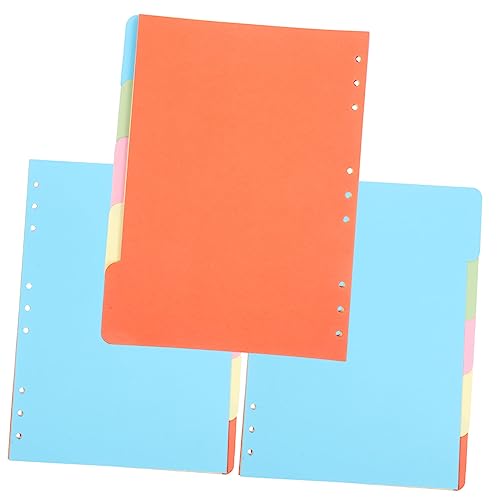 JEWEDECO 15 Stück Bunte Notizbuch Trennblätter Papier Indexseiten Teiliges Abnehmbare Registerkarten zum Sortieren und Organisieren von Ordnern und Ringbüchern JEWEDECO 15 Stück Bunte Notizbuch Trennblätter Papier Indexseiten Teiliges Abnehmbare Registerkarten zum Sortieren und Organisieren von Ordnern und Ringbüchern von JEWEDECO