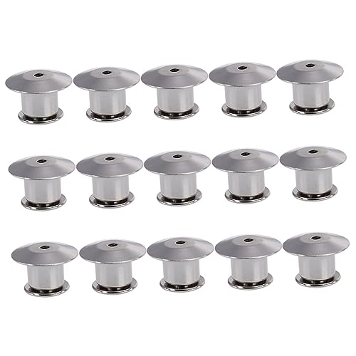 JEWEDECO 15 Stück Teiliges Pin Verschlüsse Weißnickel Langlebige Broschen Rückseiten für Anstecker Professionelle Nadeln Sicherer Halt für Taschen und Hüte Einfache Montage ohne Werkzeug JEWEDECO 15 Stück Teiliges Pin Verschlüsse Weißnickel Langlebige Broschen Rückseiten für Anstecker Professionelle Nadeln Sicherer Halt für Taschen und Hüte Einfache Montage ohne Werkzeug von JEWEDECO