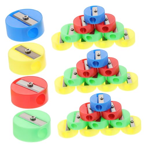 JEWEDECO 150 Stück Manuelle Bleistiftspitzer Runde Anspitzer für Buntstifte Einstellbare Dicke Tragbar für Schule und Büro JEWEDECO 150 Stück Manuelle Bleistiftspitzer Runde Anspitzer für Buntstifte Einstellbare Dicke Tragbar für Schule und Büro von JEWEDECO