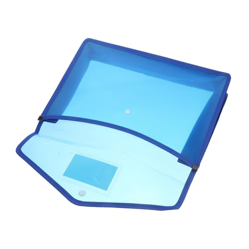 JEWEDECO 2 Stück Dokumententasche mit Druckknopf Transparente Datei Organizer Tasche für Büro Schule und Beruf von JEWEDECO