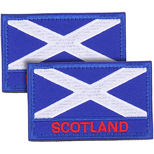 JEWEDECO 2 Stück Schottischer Aufnäher, Stoffflicken, Schottland Flaggenflicken, Selbstklebender Aufnäher, Flaggenform, Aufkleber, Kleidungsflicken, Reparaturflicken, Stoffflicken, JEWEDECO 2 Stück Schottischer Aufnäher, Stoffflicken, Schottland Flaggenflicken, Selbstklebender Aufnäher, Flaggenform, Aufkleber, Kleidungsflicken, Reparaturflicken, Stoffflicken, von JEWEDECO