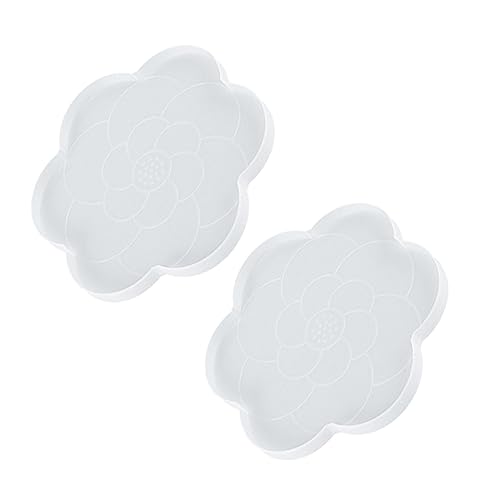 JEWEDECO 2 Stück Silikonform für Untersetzer und Plattenmatte DIY Gießform für Kreative Bastelarbeiten für Getränkehalter und Designs JEWEDECO 2 Stück Silikonform für Untersetzer und Plattenmatte DIY Gießform für Kreative Bastelarbeiten für Getränkehalter und Designs von JEWEDECO