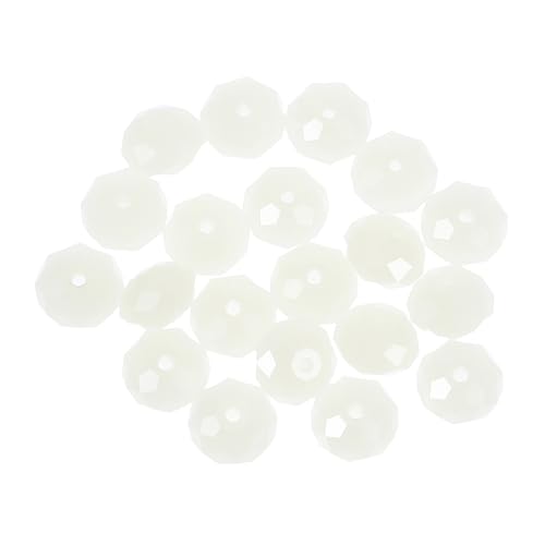 JEWEDECO 20 Flache Kristallperlen: 8 Mm Bastelperlen, Schmuckherstellungszubehör Für Diy-armbänder, Halsketten, Windspiele, Sonnenfänger-projekte JEWEDECO 20 Flache Kristallperlen: 8 Mm Bastelperlen, Schmuckherstellungszubehör Für Diy-armbänder, Halsketten, Windspiele, Sonnenfänger-projekte von JEWEDECO