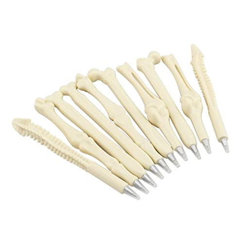 JEWEDECO 20 Stück Knochenförmiger Kugelschreiber Junge Form Skelett Farbe Kind bleistifte Knochentintenstifte Für Krankenschwestern Knochenförmige Stifte Schwarz Zufällige Farbe JEWEDECO 20 Stück Knochenförmiger Kugelschreiber Junge Form Skelett Farbe Kind bleistifte Knochentintenstifte Für Krankenschwestern Knochenförmige Stifte Schwarz Zufällige Farbe von JEWEDECO