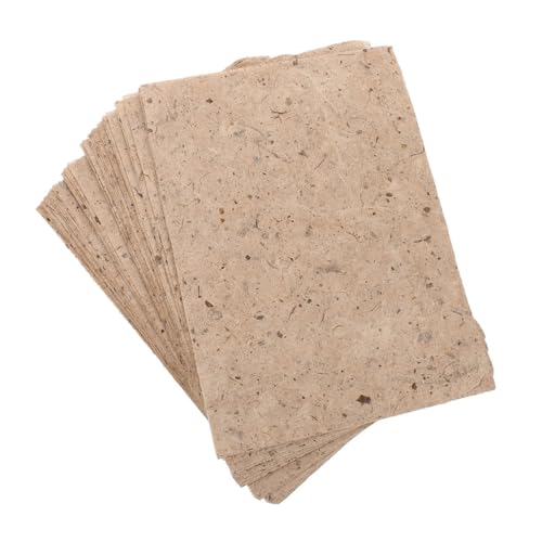 JEWEDECO 20 Stück Maulbeerpapier Decoupage-Papier zum Basteln Malpapier selber machen Decoupage-Papierkalligraphie handgemachtes strukturiertes Beige JEWEDECO 20 Stück Maulbeerpapier Decoupage-Papier zum Basteln Malpapier selber machen Decoupage-Papierkalligraphie handgemachtes strukturiertes Beige von JEWEDECO