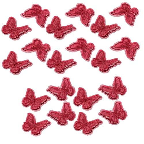 JEWEDECO 20 Stück Schmetterlings-spitzenbesatz: Spitzen-stickerei-aufnäher, Applikationen Für Kleidung, Nähzubehör, Diy-haarspange, Kleidung, Hochzeit, Brautkleid, Basteldekor JEWEDECO 20 Stück Schmetterlings-spitzenbesatz: Spitzen-stickerei-aufnäher, Applikationen Für Kleidung, Nähzubehör, Diy-haarspange, Kleidung, Hochzeit, Brautkleid, Basteldekor von JEWEDECO