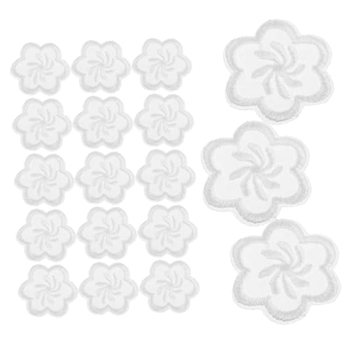 JEWEDECO 20 Stück Stoffflicken, Stoffstickerei Flicken, Bestickte Applikationsflicken, Multifunktionale Mantelflicken, Schöne Mantelflicken, Bestickte Blumenapplikationsflicken, von JEWEDECO