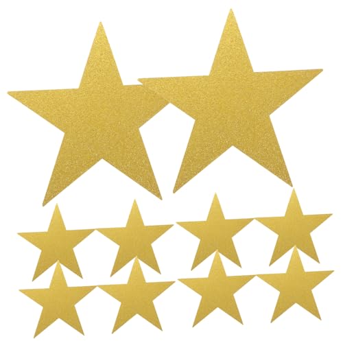 JEWEDECO 20 Stück Teiliges Papierstern Deko Goldene Papiersterne zum Basteln Wanddeko Kindergarten Klassenzimmer Tafel Dekoration DIY Scrapbooking Kreative Papierformen JEWEDECO 20 Stück Teiliges Papierstern Deko Goldene Papiersterne zum Basteln Wanddeko Kindergarten Klassenzimmer Tafel Dekoration DIY Scrapbooking Kreative Papierformen von JEWEDECO