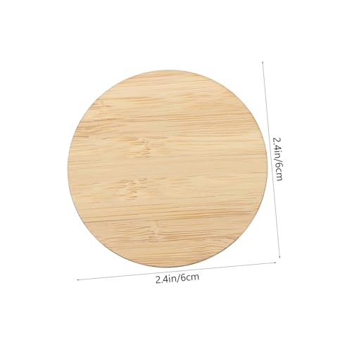 JEWEDECO 20 Stück Teiliges Runde Unvollendete Bambusscheiben DIY und Bastelmaterial Natürliche Bambusstücke Sicher für Kreative Freizeitgestaltung JEWEDECO 20 Stück Teiliges Runde Unvollendete Bambusscheiben DIY und Bastelmaterial Natürliche Bambusstücke Sicher für Kreative Freizeitgestaltung von JEWEDECO