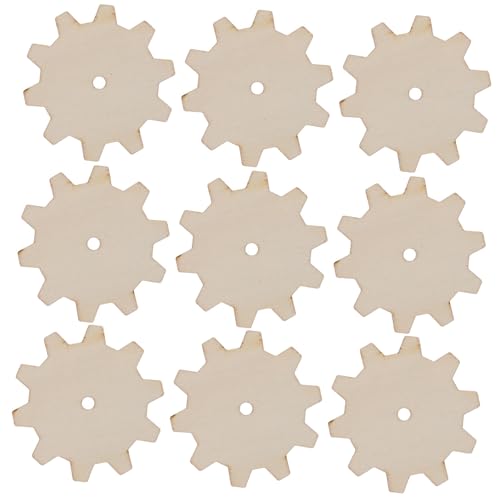 JEWEDECO 20 Stück Zahnrad Holzspäne, Holzzahnrad, Basteln, Holzornamente, Holzspäne Zum Basteln, Blanko Zahnrad Ornament, DIY Holzausschnitte, Holzzahnrad Ornament, Blanko Holzspäne, JEWEDECO 20 Stück Zahnrad Holzspäne, Holzzahnrad, Basteln, Holzornamente, Holzspäne Zum Basteln, Blanko Zahnrad Ornament, DIY Holzausschnitte, Holzzahnrad Ornament, Blanko Holzspäne, von JEWEDECO