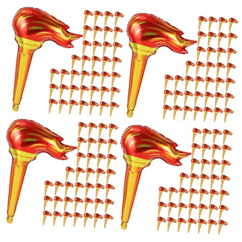 JEWEDECO 200 Stück Fackeln, Gefälschte Fackeln, Partyspielzeug, Cosplay Requisite, Partyspiele Für Cosplay, Fackel Ornament, Aufblasbare Fackel, Foto Requisite, Fackel Spielzeug Für von JEWEDECO
