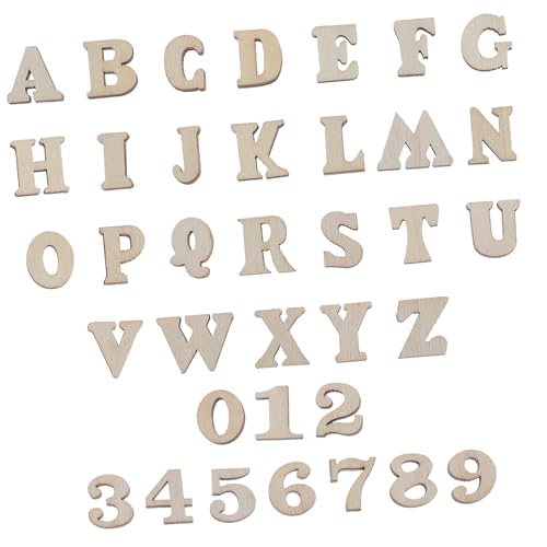 JEWEDECO 204 Stück Holzbuchstaben und Zahlen Teilig Natürliche Holzfarbe Robuste Buchstaben und Ziffern für DIY Bastelprojekte Alphabet Lernspielzeug Vielseitig für Heimdeko und Kreative JEWEDECO 204 Stück Holzbuchstaben und Zahlen Teilig Natürliche Holzfarbe Robuste Buchstaben und Ziffern für DIY Bastelprojekte Alphabet Lernspielzeug Vielseitig für Heimdeko und Kreative von JEWEDECO