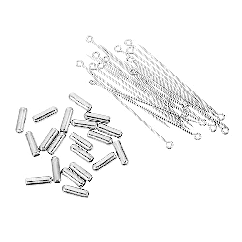 JEWEDECO 20Stücke DIY Broschen Zubehör Lange Sicherheitsnadeln Kupferbroschen für Hut und Earring Designs für Mode und Bastelprojektemm JEWEDECO 20Stücke DIY Broschen Zubehör Lange Sicherheitsnadeln Kupferbroschen für Hut und Earring Designs für Mode und Bastelprojektemm von JEWEDECO
