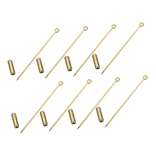JEWEDECO 20Stücke DIY Broschen Zubehör Lange Sicherheitsnadeln für Ohrringe und Hüte Stilvolles Schmuckzubehör für Hochzeiten Partys und Alltagmm von JEWEDECO