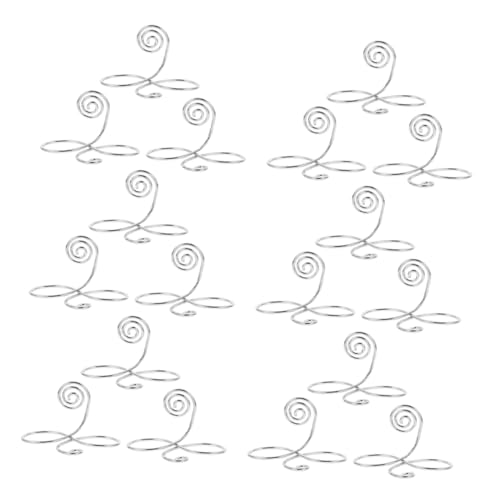 JEWEDECO 24 Stück Tischclips, Tischkartenhalter, Tischnummern Clips, Tischkartenhalter, Tischkartenhalter, Tischplattenhalter, Kartenhalter Für Tischnummern, Tischhalterständer von JEWEDECO