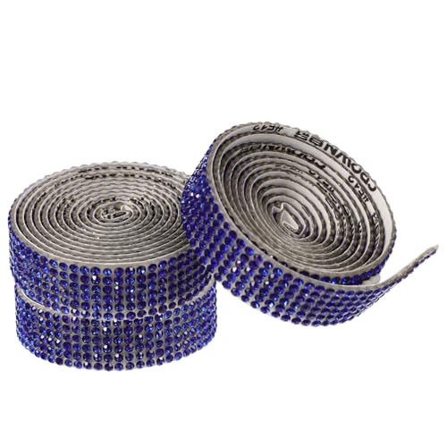 JEWEDECO 3 Rollen Selbstklebendes Zuschneidbares Strassband Multifunktionales Verschleißfestes Glitzersteine Bastelband für Kostüme Dekorationen bei Hochzeit Party DIY Handwerk JEWEDECO 3 Rollen Selbstklebendes Zuschneidbares Strassband Multifunktionales Verschleißfestes Glitzersteine Bastelband für Kostüme Dekorationen bei Hochzeit Party DIY Handwerk von JEWEDECO