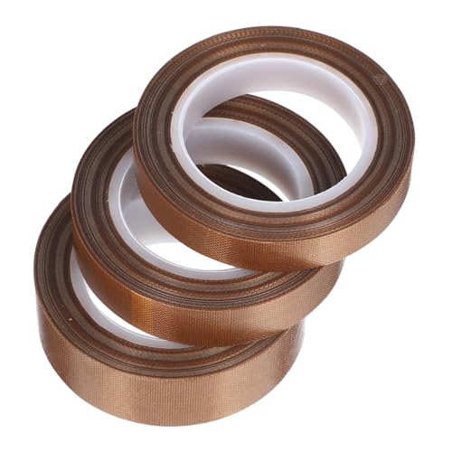 JEWEDECO 3 Rollen Teflonband Vakuumierstreifen Klebeband Nachfüllen Abdichtband Verpackungsband Hitzebeständige Bänder Banddichtungen Klebeband Für Vakuummaschinenversiegelung Band JEWEDECO 3 Rollen Teflonband Vakuumierstreifen Klebeband Nachfüllen Abdichtband Verpackungsband Hitzebeständige Bänder Banddichtungen Klebeband Für Vakuummaschinenversiegelung Band von JEWEDECO