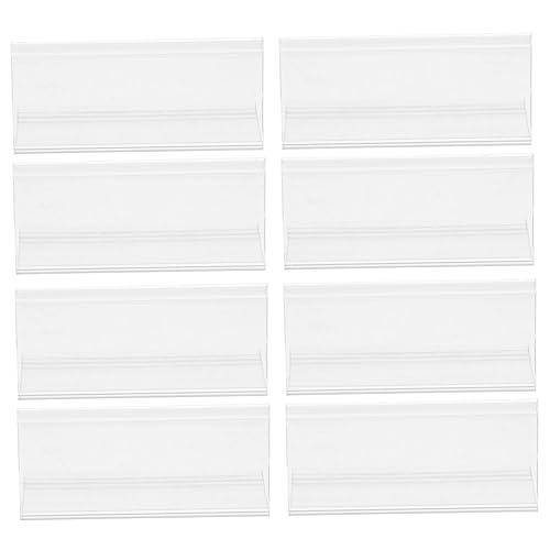 JEWEDECO 30 Stück Bar Clip Warenschild Displayhalter, Etikettenständer, Etikettenhalter, Etikettenständer, Schildhalter, Etikettenhalter, Halter, Display Schildhalter von JEWEDECO