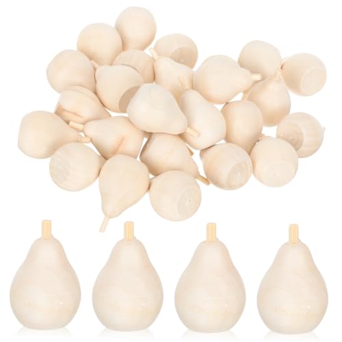 JEWEDECO 30 Stück Holzobst Ornamente, Kinder Malen Obstmodelle, Unbehandeltes Holzhandwerk Zum Bemalen Von Holzgraffiti Obst, Unbehandeltes Holzhandwerk Für Kinder, DIY Obstspielzeug, DIY JEWEDECO 30 Stück Holzobst Ornamente, Kinder Malen Obstmodelle, Unbehandeltes Holzhandwerk Zum Bemalen Von Holzgraffiti Obst, Unbehandeltes Holzhandwerk Für Kinder, DIY Obstspielzeug, DIY von JEWEDECO