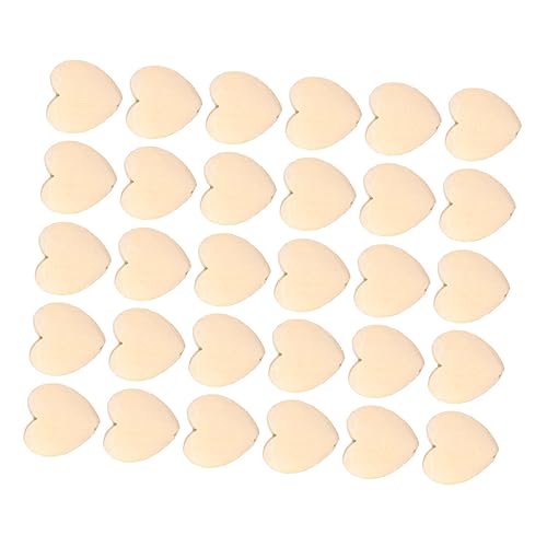 JEWEDECO 30 Stück Unbehandelte Herzförmige Holzscheiben für DIY Bastelbedarf Natürliche Holzstückchen für Dekoration und für Hochzeiten und Kreative Projekte JEWEDECO 30 Stück Unbehandelte Herzförmige Holzscheiben für DIY Bastelbedarf Natürliche Holzstückchen für Dekoration und für Hochzeiten und Kreative Projekte von JEWEDECO