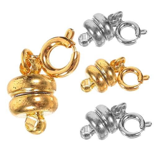 JEWEDECO 4 Stück Magnetverschluss Für Armbänder Und Halsketten, Magnetverschluss Für DIY Schmuck, Schaltverschluss, Magnetische Halskettenverschlüsse Und Verschlüsse, Magnetische JEWEDECO 4 Stück Magnetverschluss Für Armbänder Und Halsketten, Magnetverschluss Für DIY Schmuck, Schaltverschluss, Magnetische Halskettenverschlüsse Und Verschlüsse, Magnetische von JEWEDECO