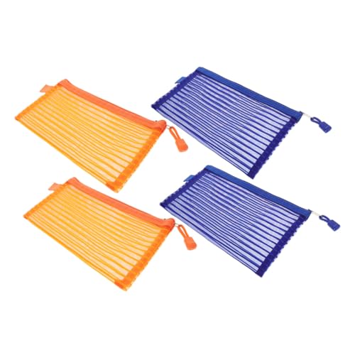 JEWEDECO 4 Stück Reißverschlusstaschen, Dokumententaschen, Reißverschlussbeutel Zur Aufbewahrung, Reißverschlusspapierbeutel, Testpapierbeutel, Banktaschen Mit Reißverschluss, Aktentasche, JEWEDECO 4 Stück Reißverschlusstaschen, Dokumententaschen, Reißverschlussbeutel Zur Aufbewahrung, Reißverschlusspapierbeutel, Testpapierbeutel, Banktaschen Mit Reißverschluss, Aktentasche, von JEWEDECO
