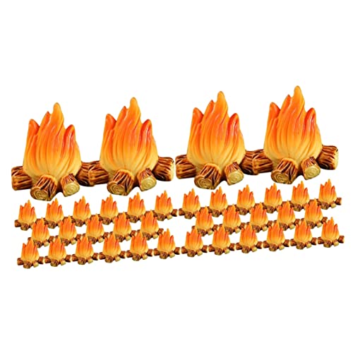 JEWEDECO 40 Stück Feuerornamente, Künstliche Lagerfeuer Dekoration, Halloween Feuer, Miniatur Lagerfeuer, Lagerfeuer Modell, Künstliches Kamin, Feen Zubehör, Spielzeug, Lagerfeuer, Wald, JEWEDECO 40 Stück Feuerornamente, Künstliche Lagerfeuer Dekoration, Halloween Feuer, Miniatur Lagerfeuer, Lagerfeuer Modell, Künstliches Kamin, Feen Zubehör, Spielzeug, Lagerfeuer, Wald, von JEWEDECO