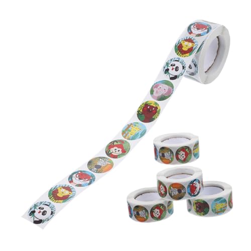 JEWEDECO 5 Rollen Anreizaufkleber Geschenkaufkleber Versiegelungsaufkleber Motivationsaufkleber Für Die Schule Selbstklebende Ermutigungsaufkleber Schülerpreisaufkleber Kinderaufkleber von JEWEDECO