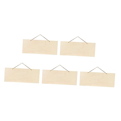 JEWEDECO 5 Stück Teiliges Set Unbehandelte Holzschilder zum Basteln Blanko Holzplatten für DIY Projekte für Hochzeiten Cafés und Dekorationen JEWEDECO 5 Stück Teiliges Set Unbehandelte Holzschilder zum Basteln Blanko Holzplatten für DIY Projekte für Hochzeiten Cafés und Dekorationen von JEWEDECO