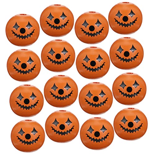 JEWEDECO 50 Stück Holzperlen, Bastelperlen, Charm, Dekorative Abstandsperlen, DIY Schmuckzubehör, DIY Bastelherstellung, Lose Perlen, Kreative Perlen, Runde Lose Perlen, Bastelzubehör von JEWEDECO