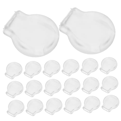 JEWEDECO 50 Stück Ohrringdichtungen, Ohrringclips, Teile, Durchsichtige Ohrclip Pads, Ohrclip Verschlüsse, Ohrclip Pads, Ohrring Verschlüsse, Ohrring Kissen, Ohrring Zubehör, Ohrclip Pads, JEWEDECO 50 Stück Ohrringdichtungen, Ohrringclips, Teile, Durchsichtige Ohrclip Pads, Ohrclip Verschlüsse, Ohrclip Pads, Ohrring Verschlüsse, Ohrring Kissen, Ohrring Zubehör, Ohrclip Pads, von JEWEDECO