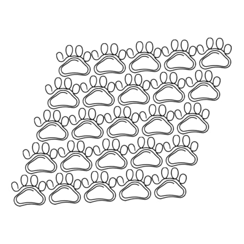 JEWEDECO 50 Stück Teiliges Katzenmotiv Büroklammern aus Metall Stabile Niedliche Claw Paper Clips für Dokumente Memos Fotos und Notizen Kreative Büroklammern für Schule und Büro Schwarzes JEWEDECO 50 Stück Teiliges Katzenmotiv Büroklammern aus Metall Stabile Niedliche Claw Paper Clips für Dokumente Memos Fotos und Notizen Kreative Büroklammern für Schule und Büro Schwarzes von JEWEDECO