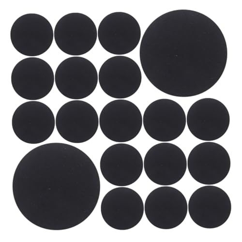 JEWEDECO 500 Stück Selbstklebende Filzstoff Aufkleber Schwarze Kreise Runde Filzplatten mit Starkem Kleber Vielseitig für DIY Basteln Nähen Kleidung Dekoration JEWEDECO 500 Stück Selbstklebende Filzstoff Aufkleber Schwarze Kreise Runde Filzplatten mit Starkem Kleber Vielseitig für DIY Basteln Nähen Kleidung Dekoration von JEWEDECO