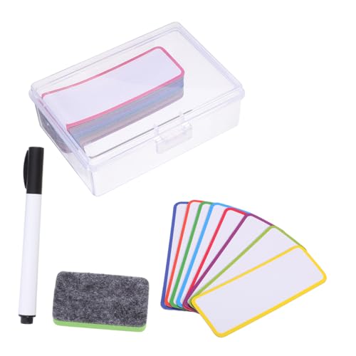 JEWEDECO 54 Stück Etikettenaufkleber, Etiketten Für Whiteboards, Löschbare Etiketten, Trocken Abwischbare Etiketten, Magnete Für Whiteboards, Beschreibbare Etiketten, Etikettenstreifen, JEWEDECO 54 Stück Etikettenaufkleber, Etiketten Für Whiteboards, Löschbare Etiketten, Trocken Abwischbare Etiketten, Magnete Für Whiteboards, Beschreibbare Etiketten, Etikettenstreifen, von JEWEDECO