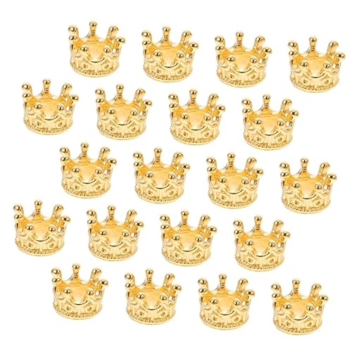 JEWEDECO 60 Stück Winzige Krone Charms Anhänger Satz Aus Legierung Für Diy Schmuck Zubehör von JEWEDECO