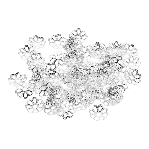 JEWEDECO 600 Stück Diy Schmuckzubehör Hohle Blumenkappen Spacer für Armbänder und Ohrringe Langlebig und Elegant JEWEDECO 600 Stück Diy Schmuckzubehör Hohle Blumenkappen Spacer für Armbänder und Ohrringe Langlebig und Elegant von JEWEDECO
