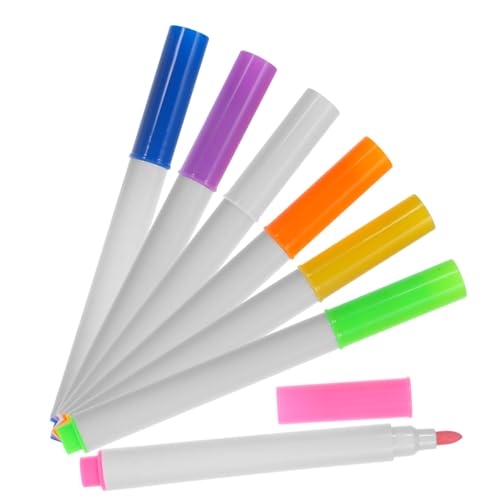 JEWEDECO 7 Stück Löschbarer Textmarker Whiteboard Federmäppchen Whiteboard-marker Für Trockener Löschstift Praktische Markierungsstifte Textmarker Löschbare Whiteboard-stifte Plastik JEWEDECO 7 Stück Löschbarer Textmarker Whiteboard Federmäppchen Whiteboard-marker Für Trockener Löschstift Praktische Markierungsstifte Textmarker Löschbare Whiteboard-stifte Plastik von JEWEDECO