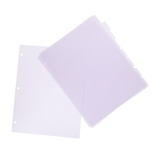 JEWEDECO 8 Stück Handbuch Trennzeichen, Notizblock Teiler, Kunststoff Binder Teiler, Notizblock Marker, Notizbuch Register Teiler, Index Klassifizierungs Etiketten, Ersatz Teiler, JEWEDECO 8 Stück Handbuch Trennzeichen, Notizblock Teiler, Kunststoff Binder Teiler, Notizblock Marker, Notizbuch Register Teiler, Index Klassifizierungs Etiketten, Ersatz Teiler, von JEWEDECO