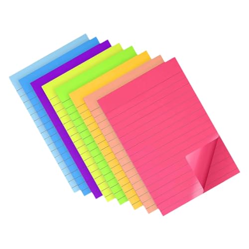 JEWEDECO 8 Stück Horizontale Haftnotizen Für Bücher, Mehrzweck Haftnotizen, Praktische Notizblöcke, Haftnotizen Für Die Schule, Selbstklebende Notizblöcke, Kleine Notizbücher, JEWEDECO 8 Stück Horizontale Haftnotizen Für Bücher, Mehrzweck Haftnotizen, Praktische Notizblöcke, Haftnotizen Für Die Schule, Selbstklebende Notizblöcke, Kleine Notizbücher, von JEWEDECO