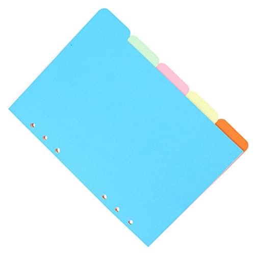 JEWEDECO A7 Trennblätter Bunten Farben Für Ordner 6 Loch Papierregister Langlebige Indexkarten Für Schreibtischorganisation Und Bibelstudium Vielseitig Einsetzbar JEWEDECO A7 Trennblätter Bunten Farben Für Ordner 6 Loch Papierregister Langlebige Indexkarten Für Schreibtischorganisation Und Bibelstudium Vielseitig Einsetzbar von JEWEDECO
