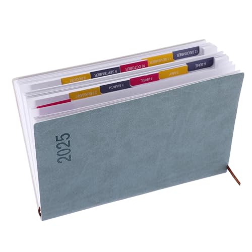 JEWEDECO Agenda Buch, Notizbuch, Praktischer Akademischer Planer, Multifunktionaler Akademischer Planer, Bürozubehör, Tragbarer Planer Organizer, Tragbarer Akademischer Planer, Notizblock, von JEWEDECO