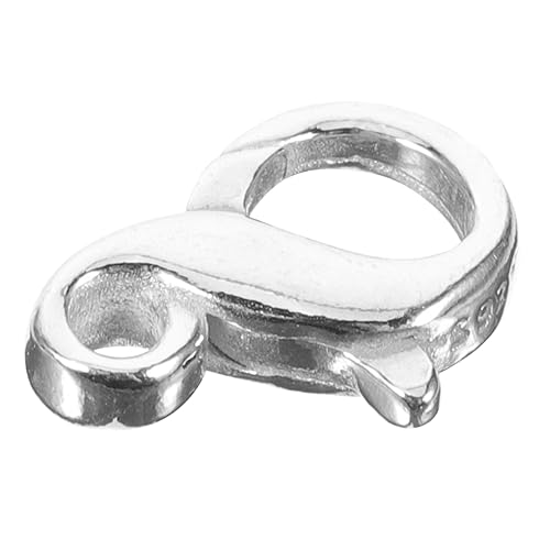 JEWEDECO Armbandverbinderverschlüsse Schmuckverschlüsse Schmuckverbindungsschnallen Armbandschnalle Sterling Silber Armbandverlängerung DIY Schmuckverlängerungen Halskette DIY Verschluss JEWEDECO Armbandverbinderverschlüsse Schmuckverschlüsse Schmuckverbindungsschnallen Armbandschnalle Sterling Silber Armbandverlängerung DIY Schmuckverlängerungen Halskette DIY Verschluss von JEWEDECO