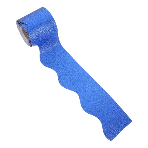 JEWEDECO Blauer Papier Randaufkleber für Klassenzimmer nicht Klebend Glitzernde Schwarze Tafelbordüre Wiederverwendbar Dekorative Pinnwand Umrandung für Schule und Büro JEWEDECO Blauer Papier Randaufkleber für Klassenzimmer nicht Klebend Glitzernde Schwarze Tafelbordüre Wiederverwendbar Dekorative Pinnwand Umrandung für Schule und Büro von JEWEDECO