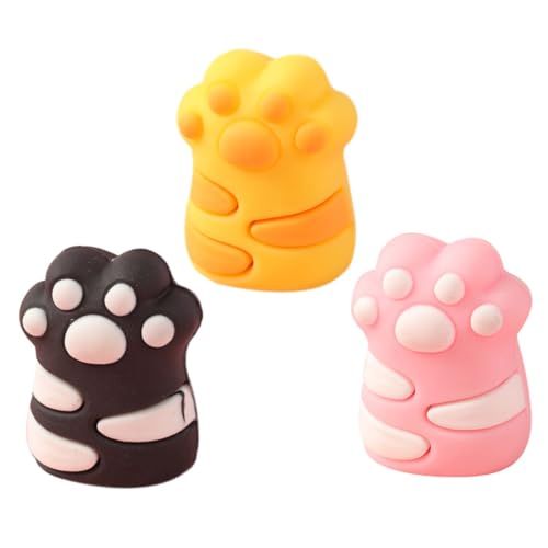 JEWEDECO Bleistiftspitzer Mit Katzenmotiv, Cartoon Bleistiftspitzer, Bleistiftspitzer Für Kinder, Schulbleistiftspitzer, Bleistiftspitzer, Anspitzer Für Bleistifte, Studentenbedarf, 3 von JEWEDECO