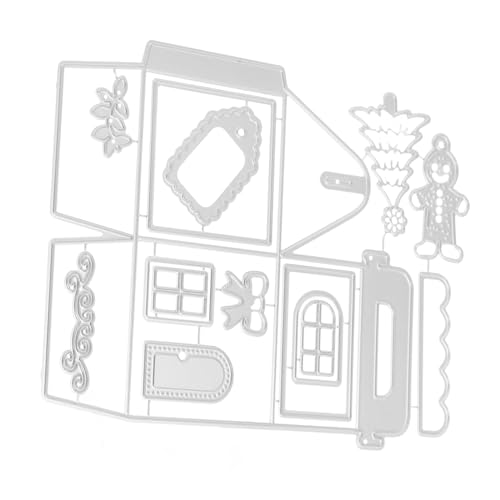 JEWEDECO Diy Hausmesserform Stanzform Aus Metall Bastel-stanzform Für Scrapbooking Diy-bastelvorlage Für Albumdekoration Metall-stanzform Für Papierkunst JEWEDECO Diy Hausmesserform Stanzform Aus Metall Bastel-stanzform Für Scrapbooking Diy-bastelvorlage Für Albumdekoration Metall-stanzform Für Papierkunst von JEWEDECO
