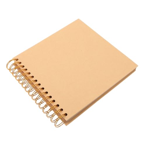 JEWEDECO DIY Scrapbook Album Rustikaler Stil mit Leerseiten Kraftpapier Einband für Hochzeiten Reisen und Besondere Anlässe Vielseitig für Erinnerungen von JEWEDECO