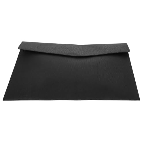 JEWEDECO Faux Leather Dokumententasche Aktenmappe mit Knopf Verschluss Büromappe für Wichtige Dokumente und Verträge Robust Tragbar Geeignet für Büro Schule und Zuhause Schwarz JEWEDECO Faux Leather Dokumententasche Aktenmappe mit Knopf Verschluss Büromappe für Wichtige Dokumente und Verträge Robust Tragbar Geeignet für Büro Schule und Zuhause Schwarz von JEWEDECO