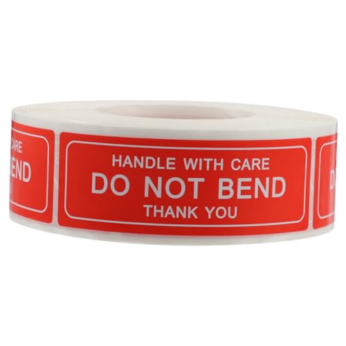JEWEDECO Fragile Versandaufkleber Handle With Care Warnetiketten für Verpackung Selbstklebend Rot Weiß Vielseitig Haftend Kartons Fässern und Paletten Kompakt und Leicht JEWEDECO Fragile Versandaufkleber Handle With Care Warnetiketten für Verpackung Selbstklebend Rot Weiß Vielseitig Haftend Kartons Fässern und Paletten Kompakt und Leicht von JEWEDECO