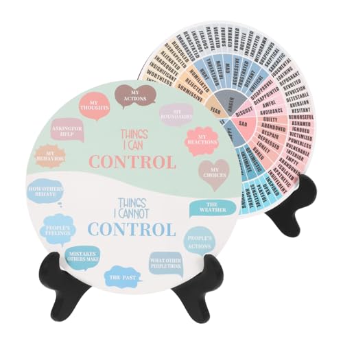 JEWEDECO Gefühlsrad Mit Ständer Emotionsrad-dekoration Für Schreibtisch Bürodekoration Farbige Tischdekoration Gefühlsrad-ornament JEWEDECO Gefühlsrad Mit Ständer Emotionsrad-dekoration Für Schreibtisch Bürodekoration Farbige Tischdekoration Gefühlsrad-ornament von JEWEDECO