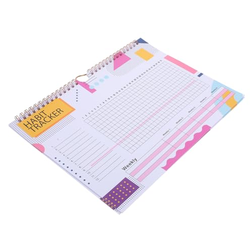JEWEDECO Gewohnheits Tracker Planer Andatiert Tragbarer Trainingskalender zur Zielverfolgung Spiralbindung für Mütter Neue Gewohnheiten JEWEDECO Gewohnheits Tracker Planer Andatiert Tragbarer Trainingskalender zur Zielverfolgung Spiralbindung für Mütter Neue Gewohnheiten von JEWEDECO